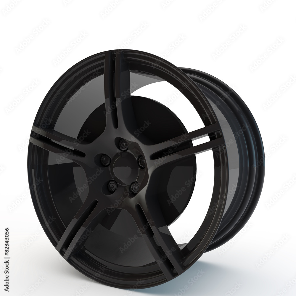 Obraz premium black rim