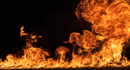 Fire flames background