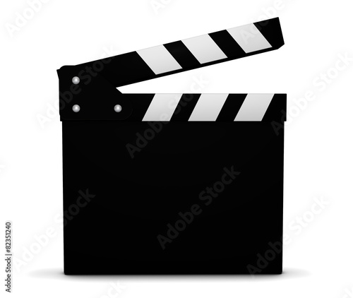 Cinema Film And Movie Blank Clapperboard