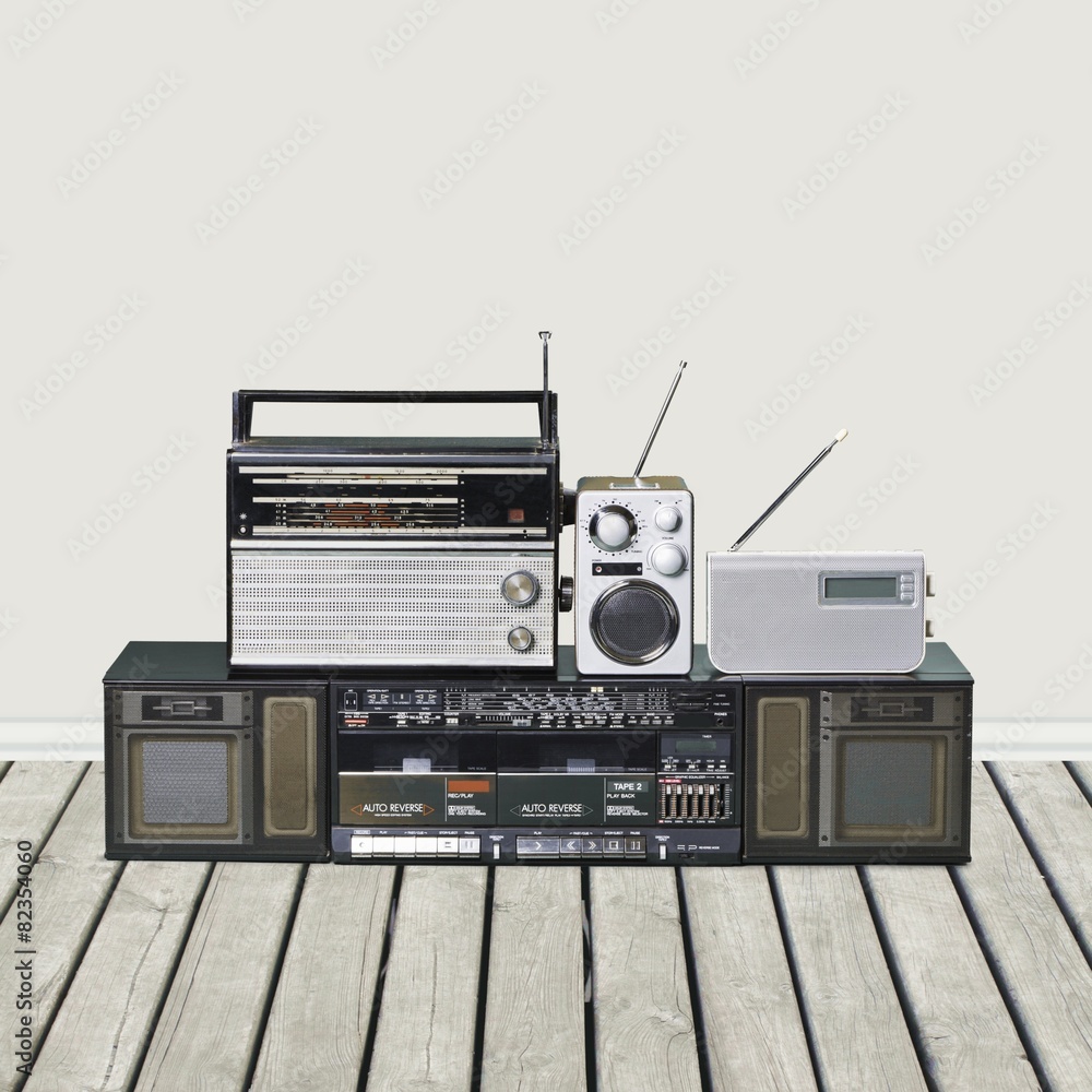 Fototapeta premium Radio. Music and dance