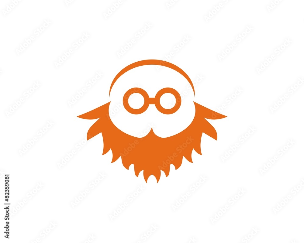 beard logo icon template symbol beard logo icon template symbol