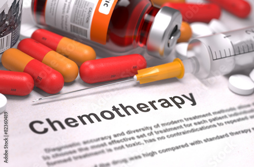 Tableau sur toile Chemotherapy - Medical Concept. Composition of Medicame.