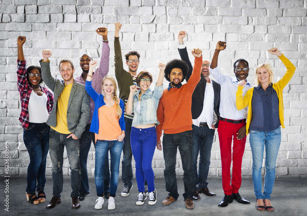 Fototapeta premium Diverse Diversity Ethnic Ethnicity Unity Variation Concept
