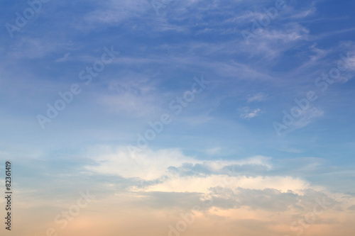 Fototapeta Naklejka Na Ścianę i Meble -  sky in sunrise