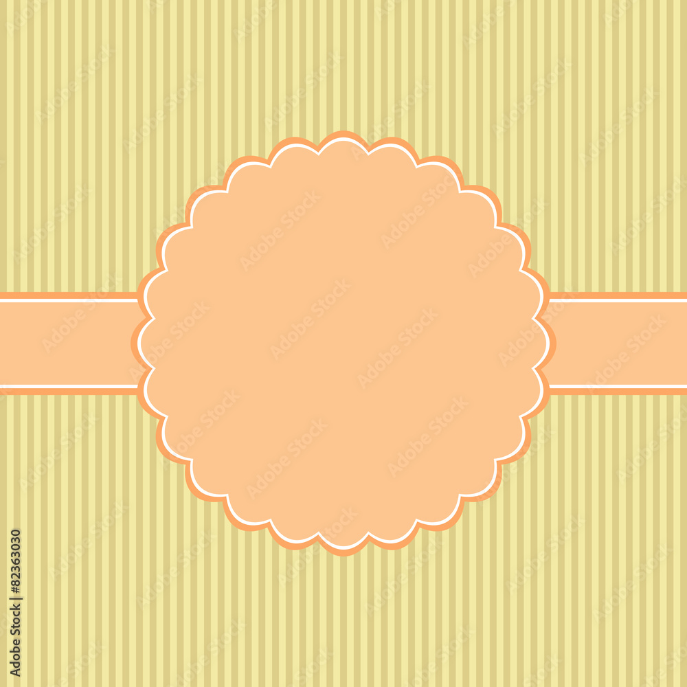 Naklejka premium Template of greeting card.
