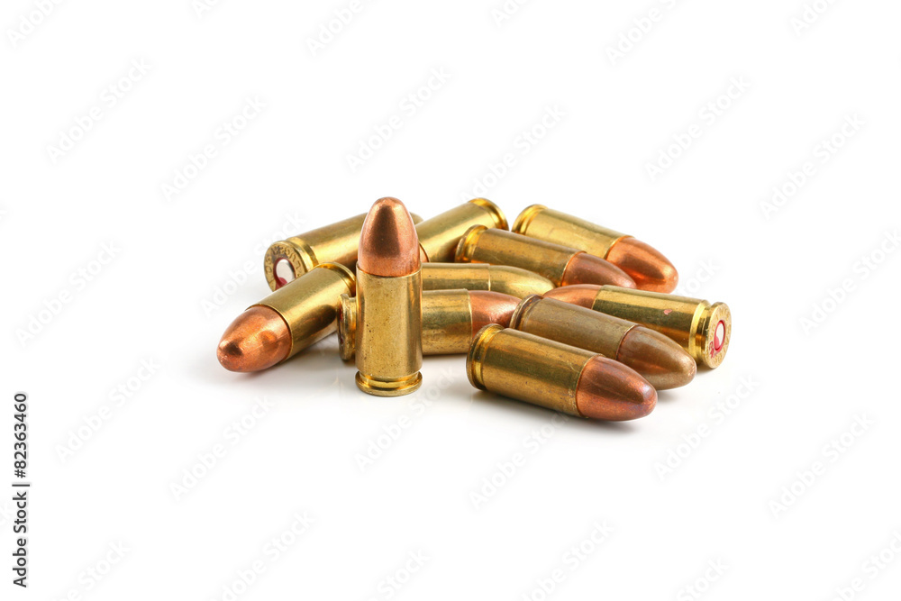 Set of bullets for 38 revolver hand gun Set of bullets for 38 revolver hand gun