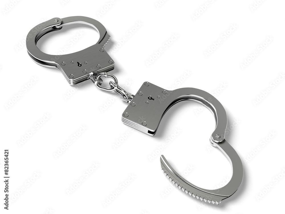 Handcuffs. 3D. Handcuffs Handcuffs. 3D. Handcuffs