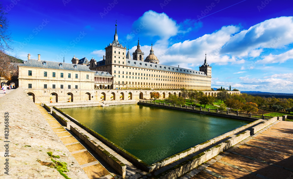 Fototapeta premium El Escorial. General vew of Royal Palace