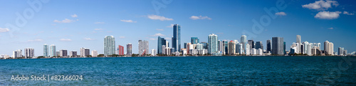 Miami Skyline © The Pink Panda