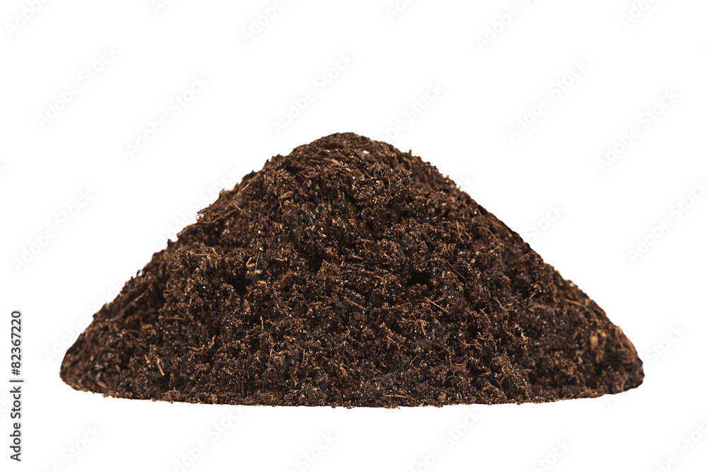 Ground heap closeup Ground heap closeup