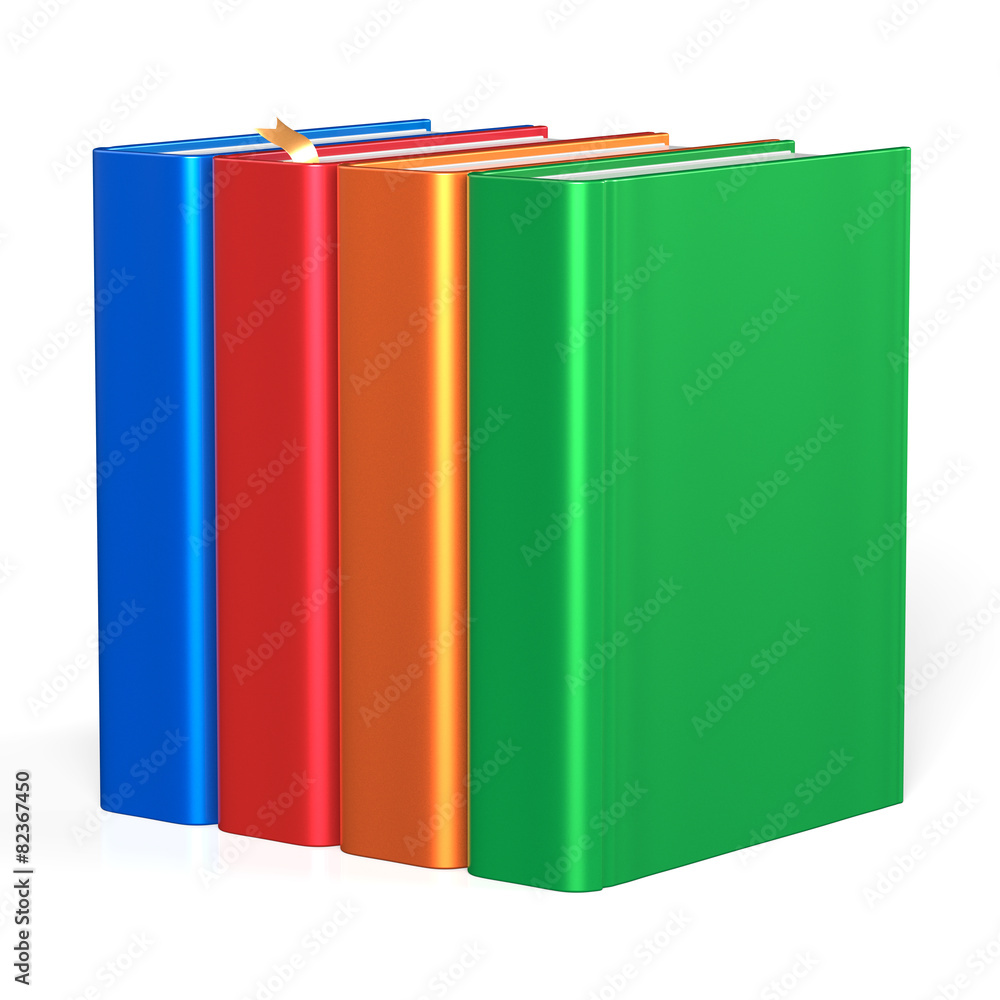 Four books educational textbooks bookshelf bookcase Four books educational textbooks bookshelf bookcase