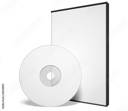 Canvas Print DVD Case. 3D. DVD and Case 02