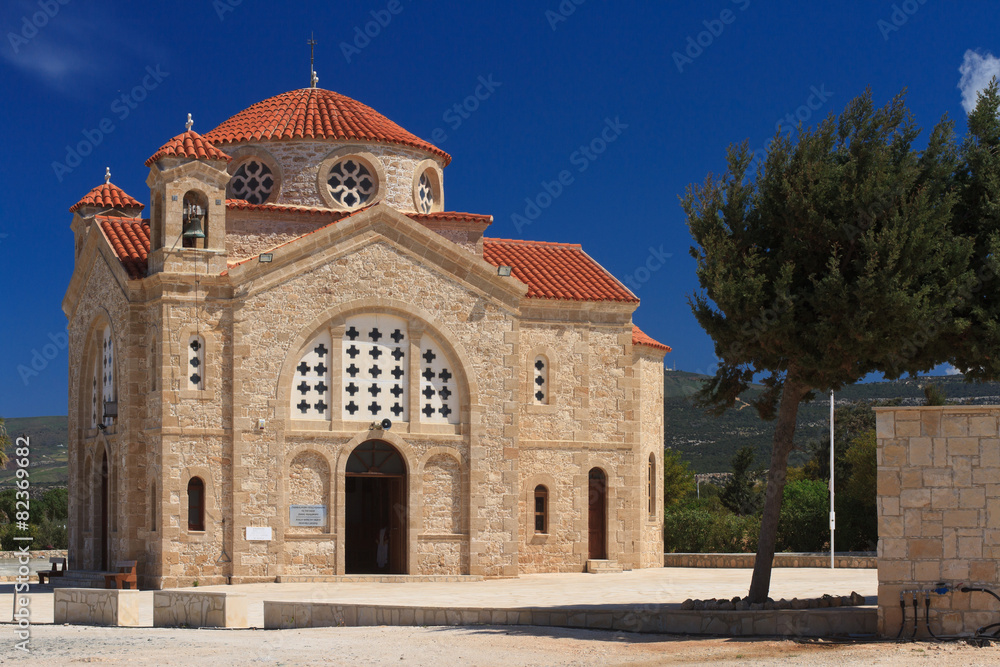 Ancient St. George church (Agios Georgios), Cyprus.
