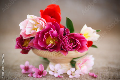 beautiful bouquet of spring flowers © Peredniankina