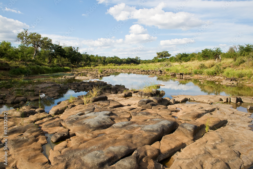 River in Kruger National Park, South Africa.