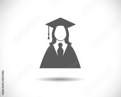 Graduation student young woman