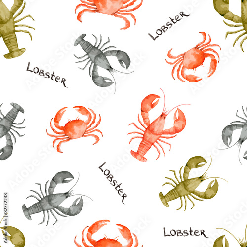 Watercolor seamless pattern