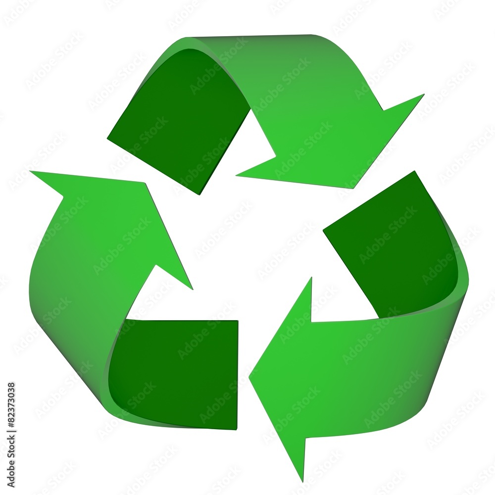 Fototapeta premium Recycling. 3D. Recycling