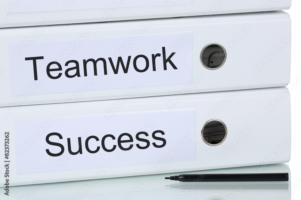 With teamwork and team to success business concept With teamwork and team to success business concept
