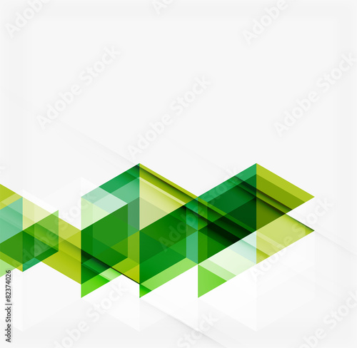 Abstract geometric background. Modern overlapping triangles