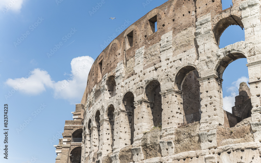Roman Colosseum. Arcade. Rome. Italy.