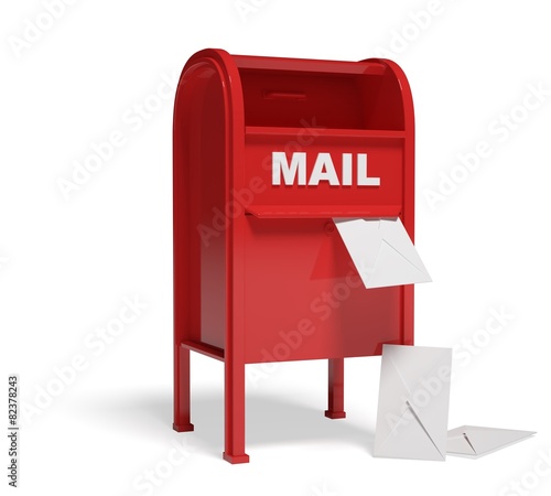 Mailbox. 3D. Mailbox