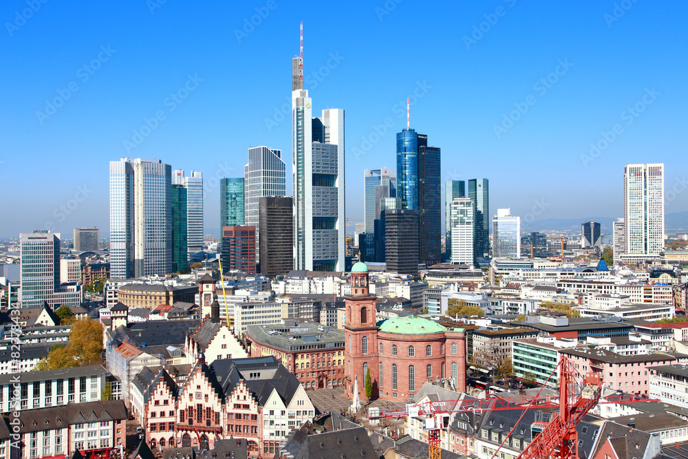 Frankfurt, Blick vom Domturm (April 2015)
