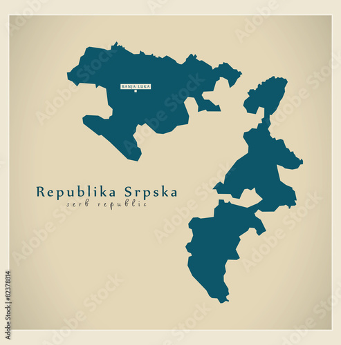 Modern Map - Republika Srpska BA