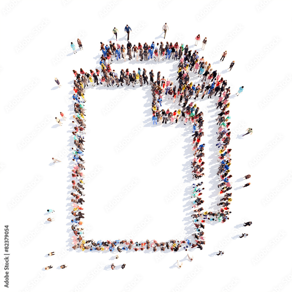 people in the form of a folder. people in the form of a folder.