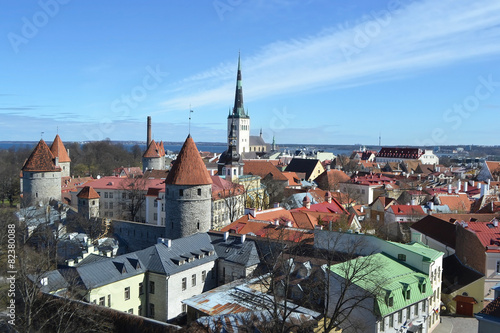 Old Town in Tallinn.