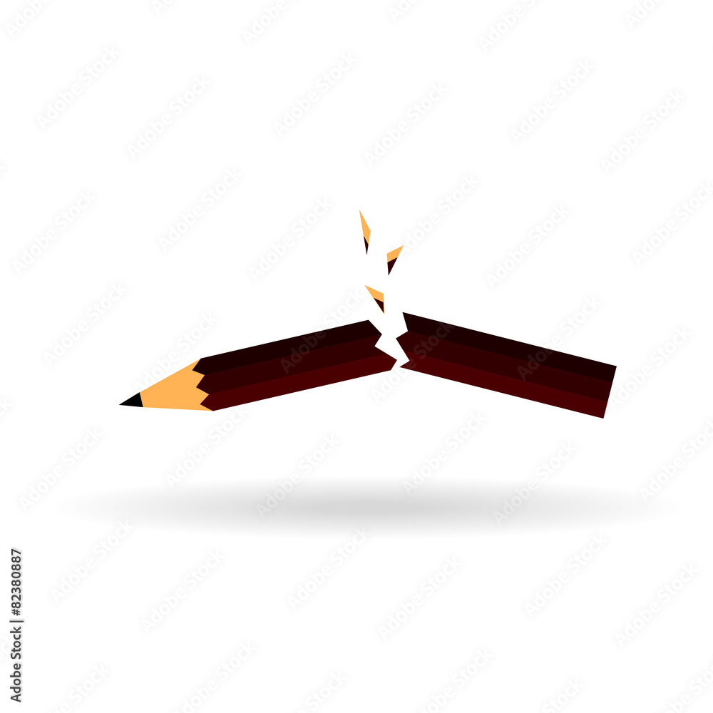pencil broken