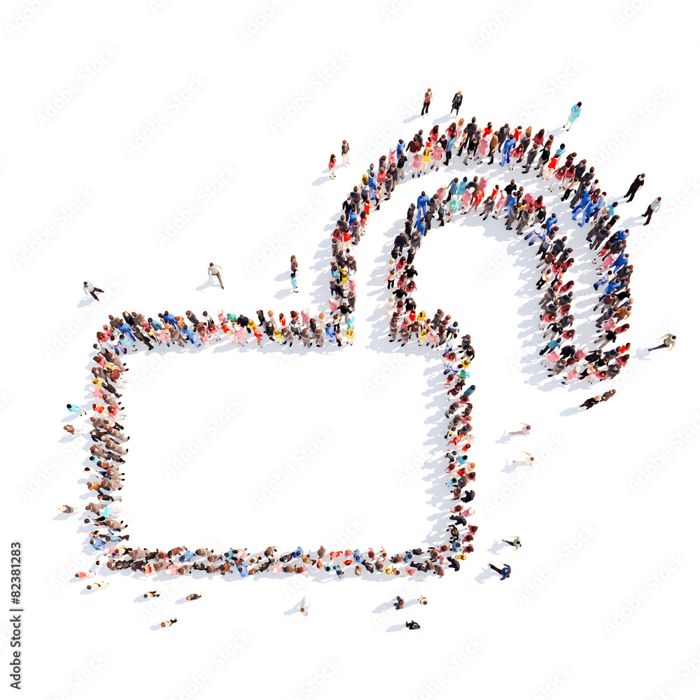 people in the form of lock. people in the form of lock.