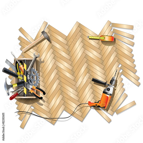 Housing Repair Frame with Toolbox
