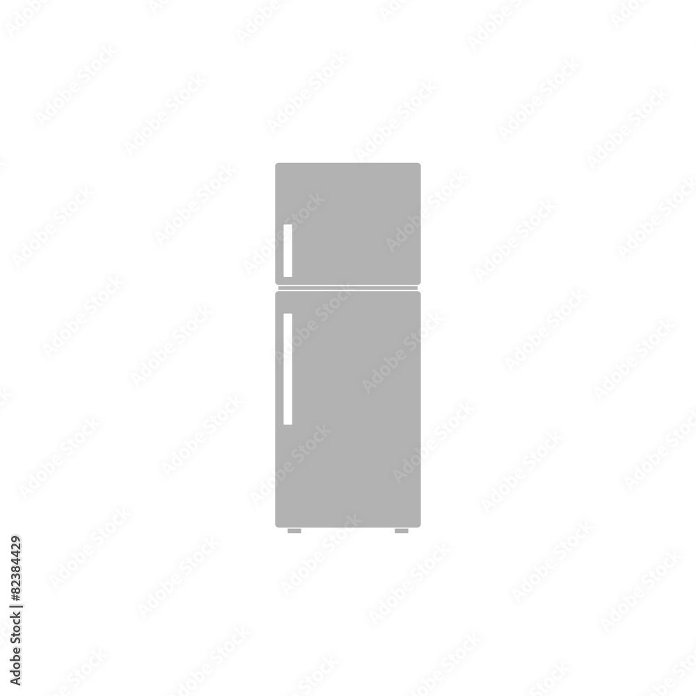 Simple icon refrigerator. Simple icon refrigerator.