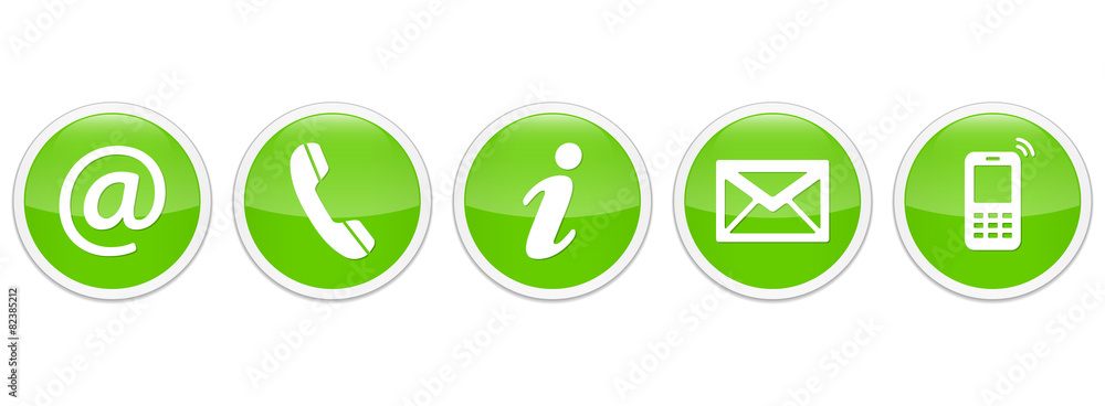 Contact Us – Round glossy light green sticker buttons Contact Us – Round glossy light green sticker buttons