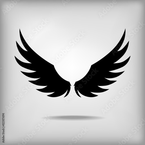 Black wing icon