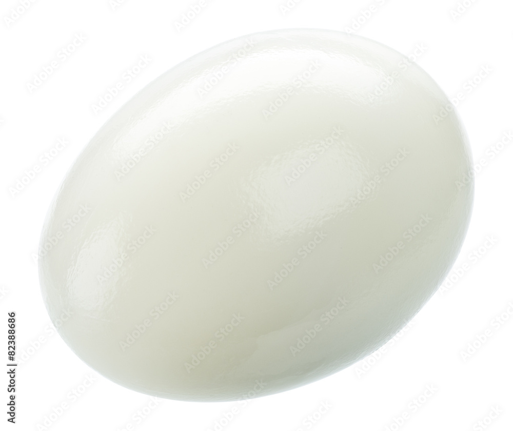 Boiled egg isolated on white. With clipping path. Boiled egg isolated on white. With clipping path.