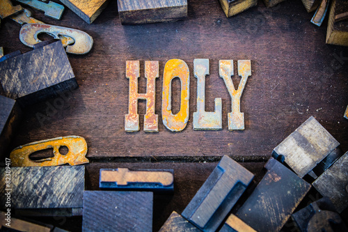 Obraz na plátne Holy Concept Rusty Type