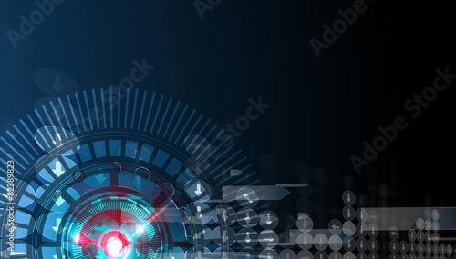 New future technology concept abstract background