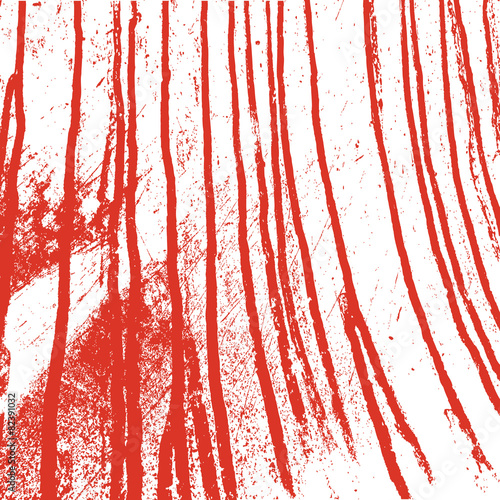 Texture white wall with bloody red stains. Vector illustration