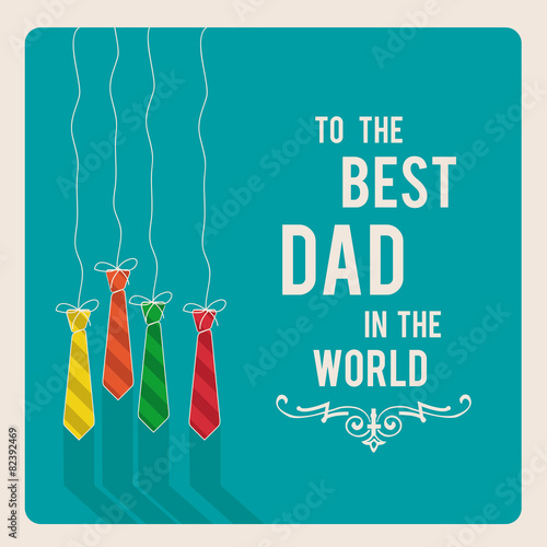 fathers day over blue color background and white text