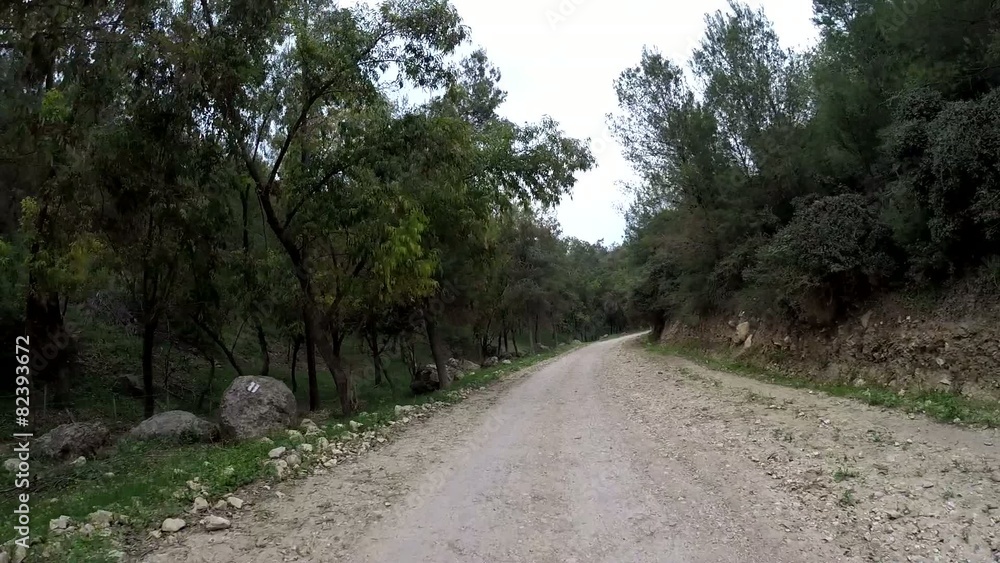 The road to Nazareth in the Galilee, Israel The road to Nazareth in the Galilee, Israel