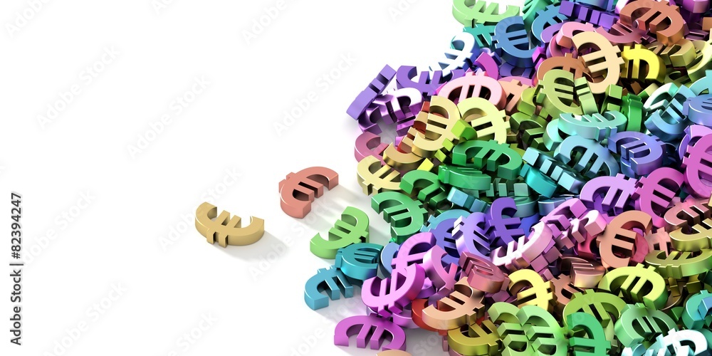 Obraz premium Euro background