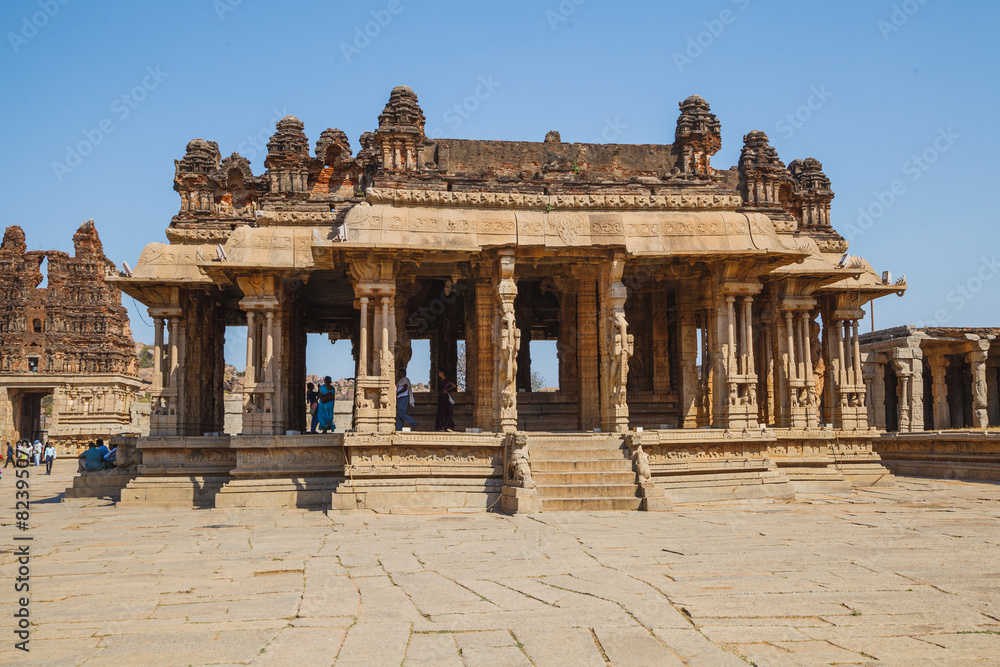 Old ruins of Hampi, Karnataka, India