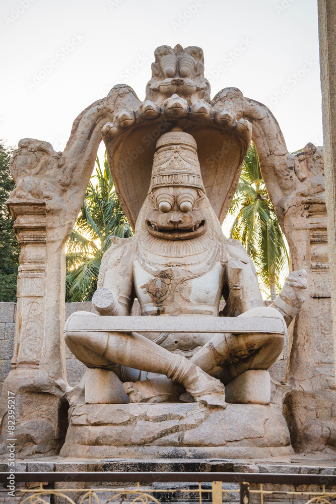 Old ruins of Hampi, Karnataka, India