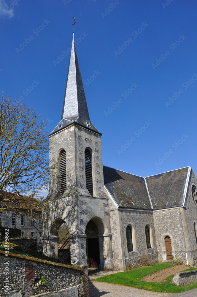 Eglise Saint-Aubin à Bézancourt