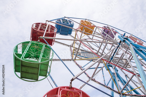 Old and vintage Ferris wheel