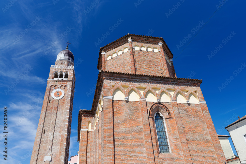 Medieval cathedral Chioggia near Venice