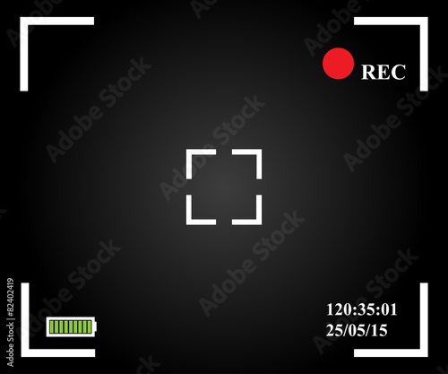 Camera background vector illustration