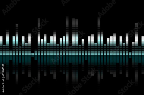 Abstract equalizer - music or technical background